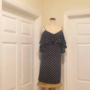 Umgee black and white Polka dot sundress size Medium